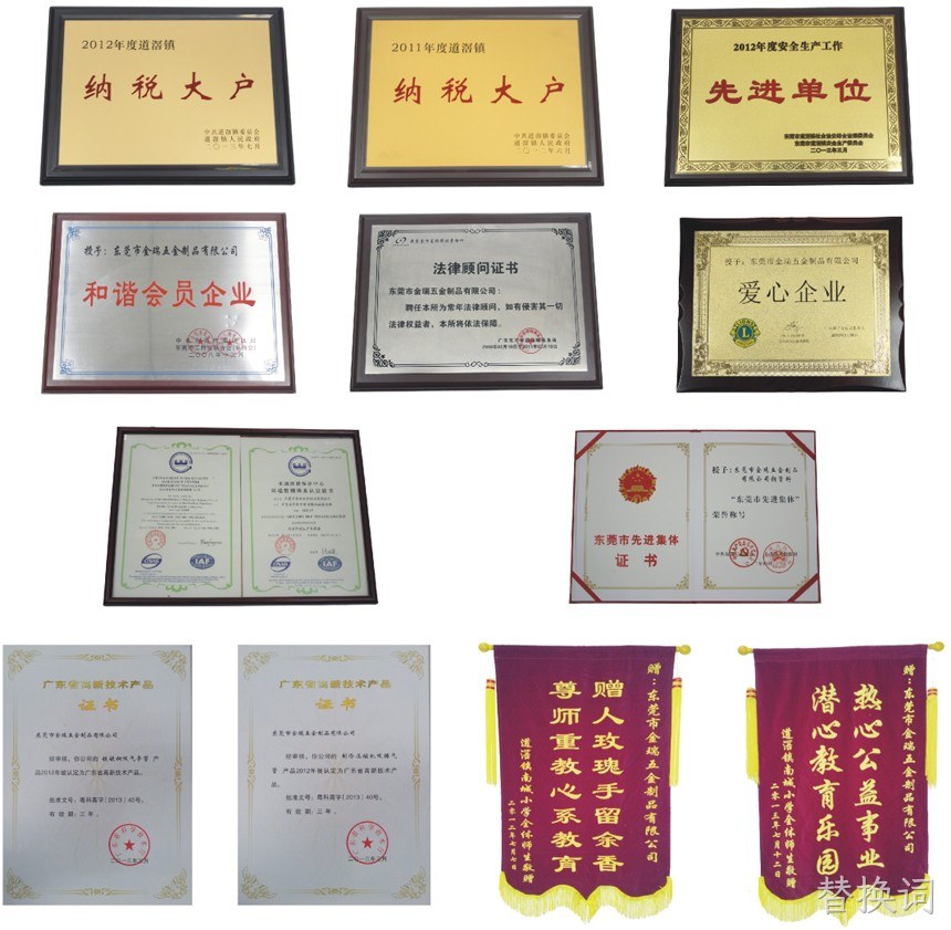 荣誉证书 荣誉证书